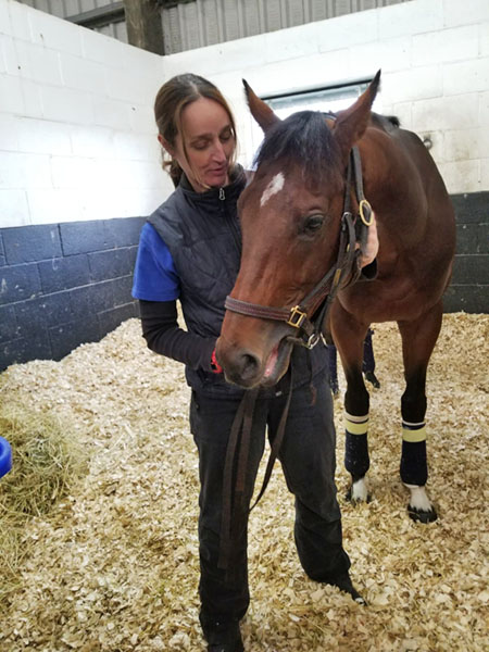 Kate Hesse with Cracksman, joint World’s Best Racehorse 2018